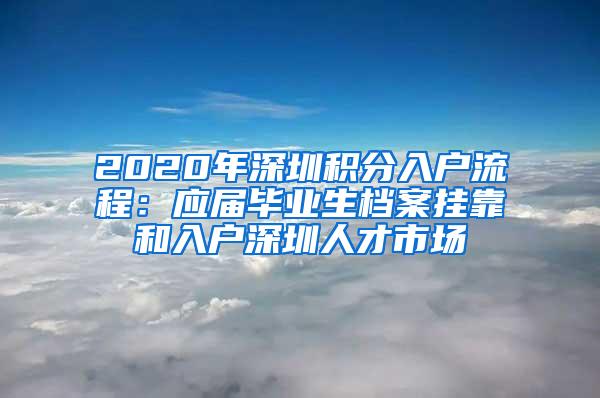 2020年深圳积分入户流程：应届毕业生档案挂靠和入户深圳人才市场