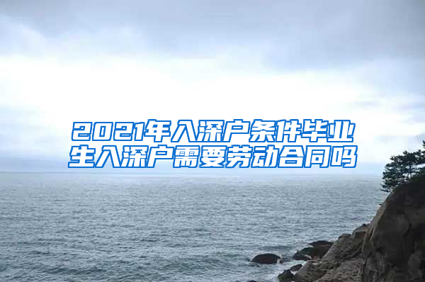 2021年入深户条件毕业生入深户需要劳动合同吗
