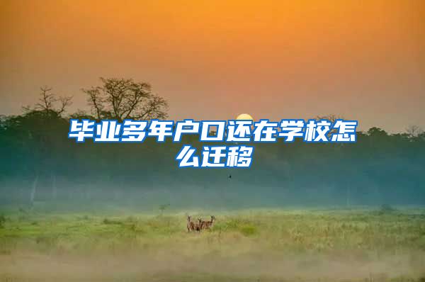毕业多年户口还在学校怎么迁移