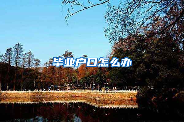 毕业户口怎么办
